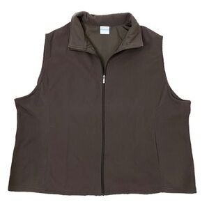 COLUMBIA Lightweight Quilted Fleece Vest. Color: Brown. Womens size 3Х